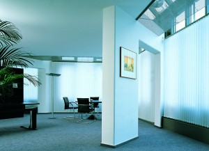 Vertical blinds workplace