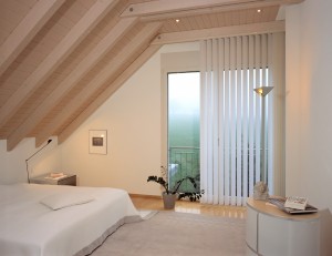 Vertical blind, bedroom